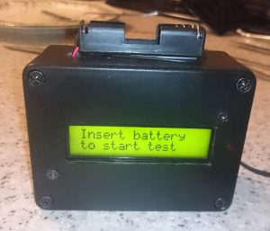 Arduino based NIMH battery tester (image)