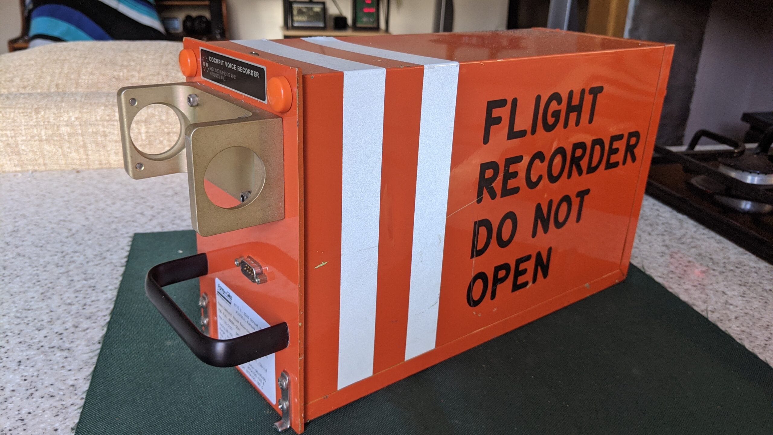 P&G aircraft cockpit voice recorder (black box) teardown