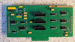 Flash memory and serial interface board