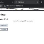 Config settings