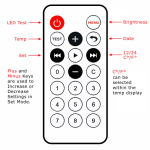 20 button remote legend